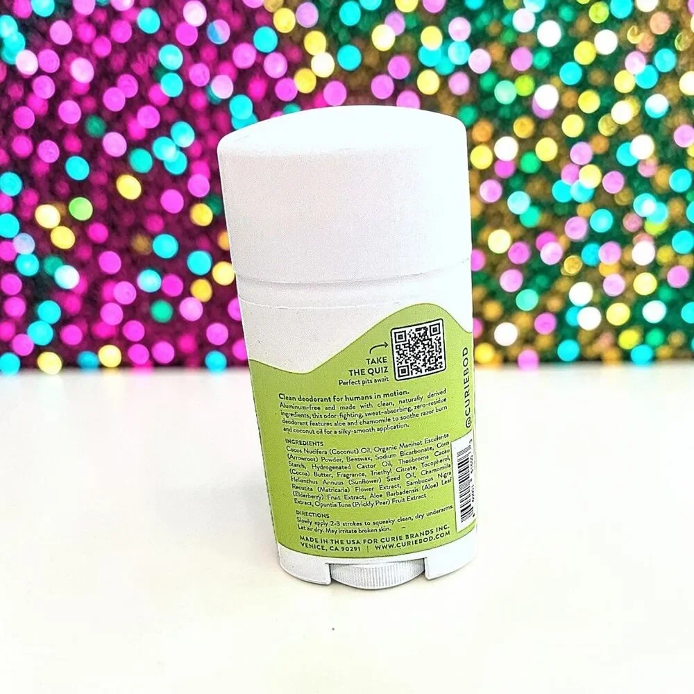 Curie Natural Deodorant Stick in White Tea 2 oz Brand New Without Box - Picture 5 of 9